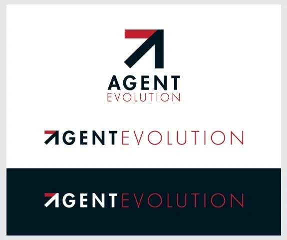 agent evolution logo design