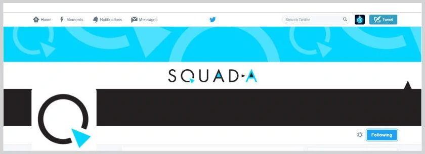 Squad-A Twitter page