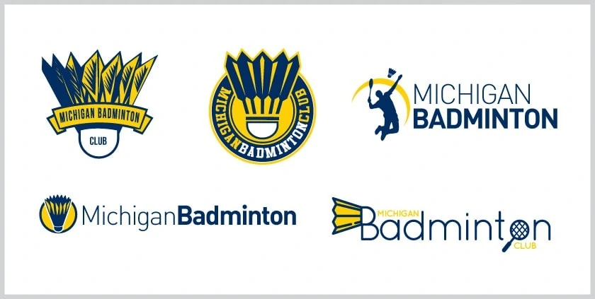 New Logo for Michigan University Badminton Club