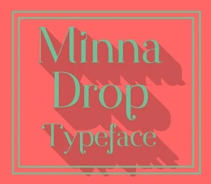 minna drop font