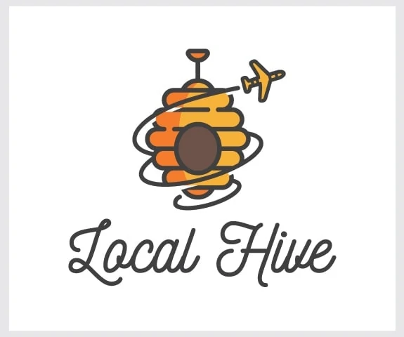 bee hive logo design