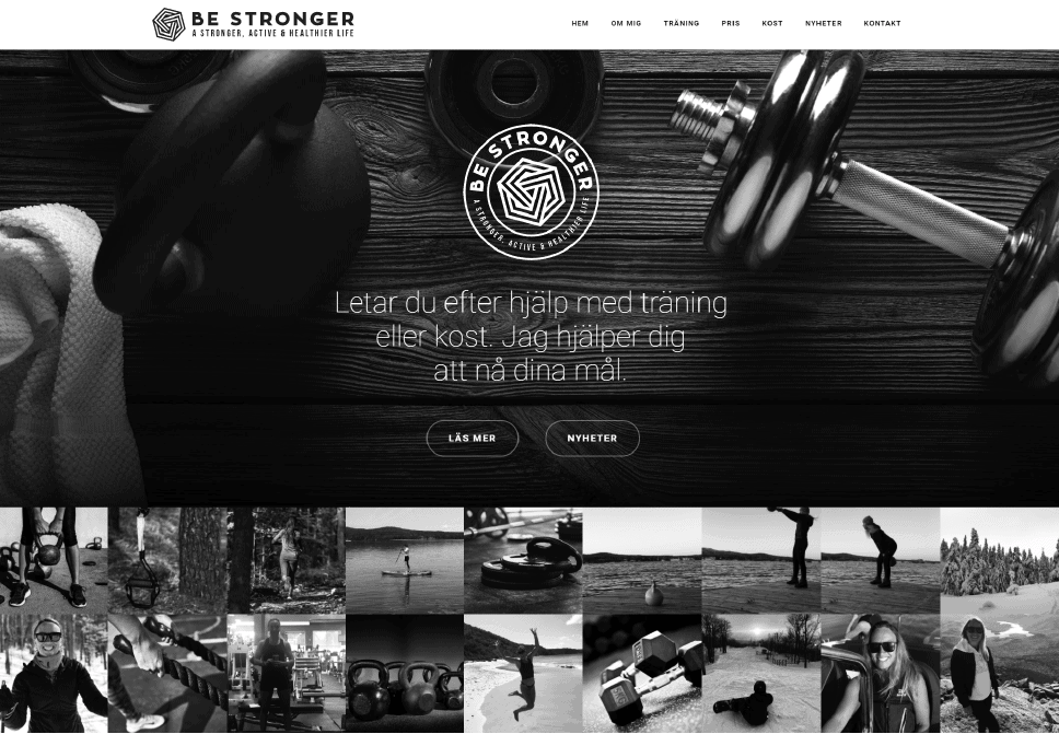 Affordable fitness website