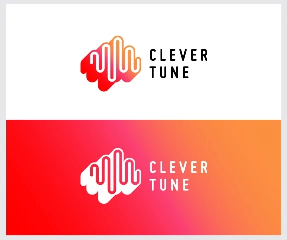 Music soundwave logo design