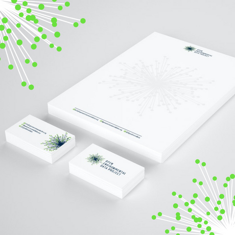 Affordable environmental data stationery design