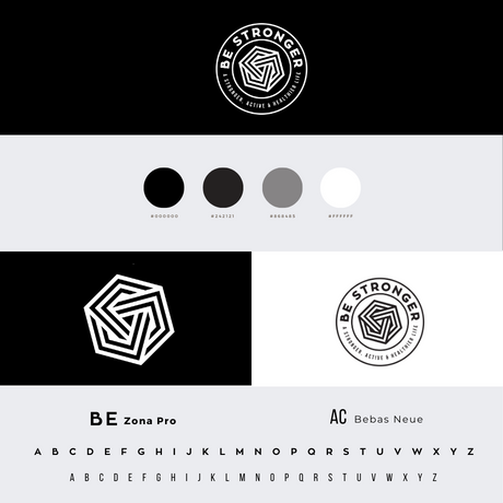 fitness logo design style guide