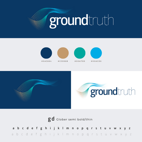 low cost science layer earth logo design brand guide