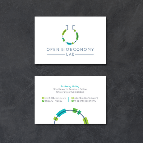 Bioeconomy business card design